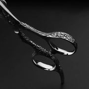 FnLune FnLune 6.0 Tungsten Steel Top Silver Professional Hair Salon Scissors - FnLune