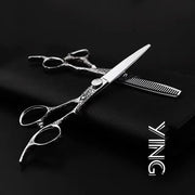 FnLune FnLune 6.0 Tungsten Steel Top Silver Professional Hair Salon Scissors - FnLune