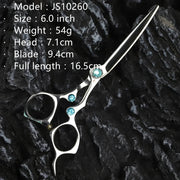 FnLune FnLune Different Blade 6.0 Inch VG - 10 Top Professional Hair Salon Scissors - FnLune