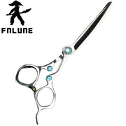 FnLune FnLune Different Blade 6.0 Inch VG - 10 Top Professional Hair Salon Scissors - FnLune