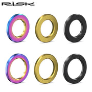 FnLune FnLune M5/M6 Flat Washer Gasket Titanium Alloy Bicycle Spacer for Mountain Road Bike Bolts Screws Nuts Ring Adjusting Gasket - FnLune