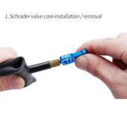 FnLune FnLune RISK 4 in 1 Bike Valve Core Wrench With 2 Presta Valve caps set Road Bicycle Valve Installation Removal Portable Repair Tool - FnLune