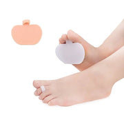 FnLune Gel Apple Shape Forefoot Pad Insoles Split Toe Pads Sebs Insoles Soft High Heels Forefoot Insoles Foot Protection Soft Insoles - FnLune