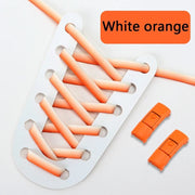 FnLune Gradient Elastic Laces Sneakers Colorful Press Lock Shoelaces Without ties - FnLune