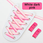 FnLune Gradient Elastic Laces Sneakers Colorful Press Lock Shoelaces Without ties - FnLune