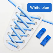 FnLune Gradient Elastic Laces Sneakers Colorful Press Lock Shoelaces Without ties - FnLune