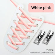 FnLune Gradient Elastic Laces Sneakers Cross Locks Shoelaces Without ties - FnLune