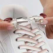 FnLune Gradient Elastic Laces Sneakers Cross Locks Shoelaces Without ties - FnLune