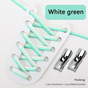 FnLune Gradient Elastic Laces Sneakers Cross Locks Shoelaces Without ties - FnLune