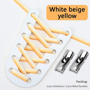 FnLune Gradient Elastic Laces Sneakers Cross Locks Shoelaces Without ties - FnLune