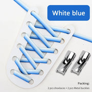 FnLune Gradient Elastic Laces Sneakers Cross Locks Shoelaces Without ties - FnLune