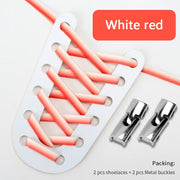 FnLune Gradient Elastic Laces Sneakers Cross Locks Shoelaces Without ties - FnLune