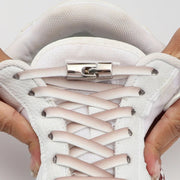 FnLune Gradient Elastic Laces Sneakers Cross Locks Shoelaces Without ties - FnLune