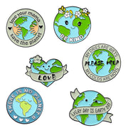 FnLune Green Earth Eco Brooch - FnLune