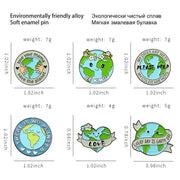 FnLune Green Earth Eco Brooch - FnLune