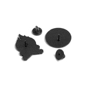 FnLune Heart Outdoor Adventure Airline Tickets Hourglass Pin Brooch - FnLune