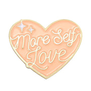 FnLune Love Alphabet Alloy Brooch - FnLune