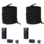 FnLune Love Press Lock Shoelaces Without Ties Colorful Lock Elastic Laces - FnLune