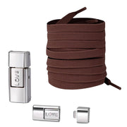 FnLune Love Press Lock Shoelaces Without Ties Colorful Lock Elastic Laces - FnLune