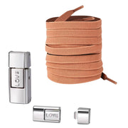 FnLune Love Press Lock Shoelaces Without Ties Colorful Lock Elastic Laces - FnLune