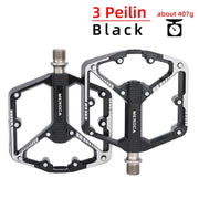 FnLune MEROCA Ultralight Sealed Bearing Pedal Non - slip Al Alloy Multi Specification Plating/Black Use for MTB BMX Road Bike about 410g - FnLune
