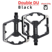 FnLune MEROCA Ultralight Sealed Bearing Pedal Non - slip Al Alloy Multi Specification Plating/Black Use for MTB BMX Road Bike about 410g - FnLune
