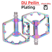 FnLune MEROCA Ultralight Sealed Bearing Pedal Non - slip Al Alloy Multi Specification Plating/Black Use for MTB BMX Road Bike about 410g - FnLune