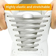 FnLune Metal Lock Shoelaces Elastic No Tie Shoe Laces - FnLune