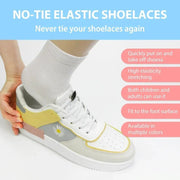 FnLune Metal Lock Shoelaces Elastic No Tie Shoe Laces - FnLune