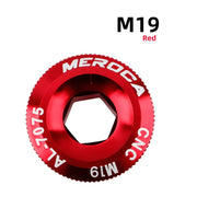 FnLune MTB Hollowtech Crank Bolt M18 M19 M20 Mountain Bike Crank Cover Crank Arm Bolt For IXF - FnLune