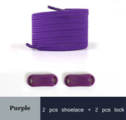 FnLune New Color No Tie Shoe Laces Elastic Laces Sneakers Flat Shoelaces Without Ties Kids Adult Quick Shoe Lace Rubber Bands for Shoes - FnLune