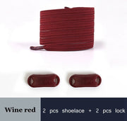 FnLune New Color No Tie Shoe Laces Elastic Laces Sneakers Flat Shoelaces Without Ties Kids Adult Quick Shoe Lace Rubber Bands for Shoes - FnLune