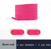 FnLune New Color No Tie Shoe Laces Elastic Laces Sneakers Flat Shoelaces Without Ties Kids Adult Quick Shoe Lace Rubber Bands for Shoes - FnLune