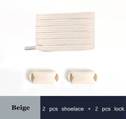 FnLune New Color No Tie Shoe Laces Elastic Laces Sneakers Flat Shoelaces Without Ties Kids Adult Quick Shoe Lace Rubber Bands for Shoes - FnLune