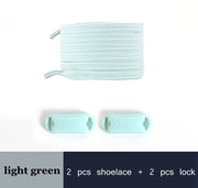 FnLune New Color No Tie Shoe Laces Elastic Laces Sneakers Flat Shoelaces Without Ties Kids Adult Quick Shoe Lace Rubber Bands for Shoes - FnLune