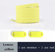 FnLune New Color No Tie Shoe Laces Elastic Laces Sneakers Flat Shoelaces Without Ties Kids Adult Quick Shoe Lace Rubber Bands for Shoes - FnLune