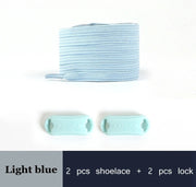 FnLune New Color No Tie Shoe Laces Elastic Laces Sneakers Flat Shoelaces Without Ties Kids Adult Quick Shoe Lace Rubber Bands for Shoes - FnLune