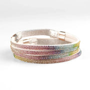 FnLune New Rhinestone High Heels Shoes Band Anti - loose for Women Diamond Shoelaces Anti - drop Heel Straps Belt Drill Elastic Fixed Belts - FnLune