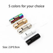 FnLune New Round Press Lock Shoelaces Without ties Rainbow Elastic Laces - FnLune