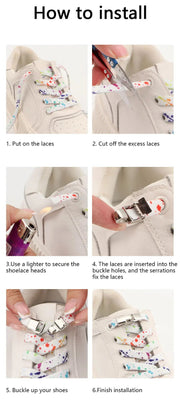 FnLune No Tie Elastic Shoelaces for Sneakers - FnLune