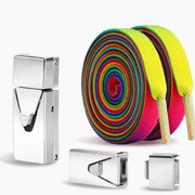 FnLune No Tie Shoe Lace Press Lock Insert Fixed Shoelaces Without Ties - FnLune