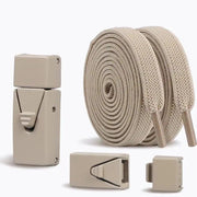 FnLune No Tie Shoe Lace Press Lock Insert Fixed Shoelaces Without Ties - FnLune