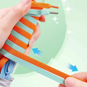 FnLune No Tie Shoe Lace Press Lock Insert Fixed Shoelaces Without Ties - FnLune