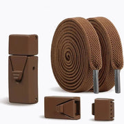 FnLune No Tie Shoe Lace Press Lock Insert Fixed Shoelaces Without Ties - FnLune