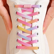FnLune No Tie Shoe Laces Colorful Buckle Shoelaces Pearl - FnLune