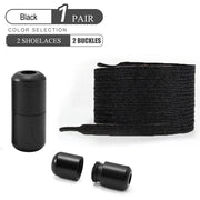 FnLune No Tie Shoe Laces Colorful Buckle Shoelaces Pearl - FnLune