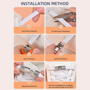 FnLune No Tie Shoe Laces Diamond Buckle - FnLune