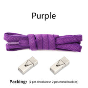FnLune No Tie Shoe laces for Shoes Accessories Kids Adult Press Lock Shoelaces Without ties - FnLune