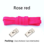 FnLune No Tie Shoe laces for Shoes Accessories Kids Adult Press Lock Shoelaces Without ties - FnLune