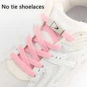 FnLune No Tie Shoe laces for Shoes Accessories Kids Adult Press Lock Shoelaces Without ties - FnLune